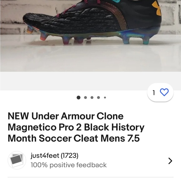 BRAND NEW MENS SIZE 11 UA CLONE MAGNETICO PRO SOCCER CLEATS LIMITED EDITION - Picture 14 of 14